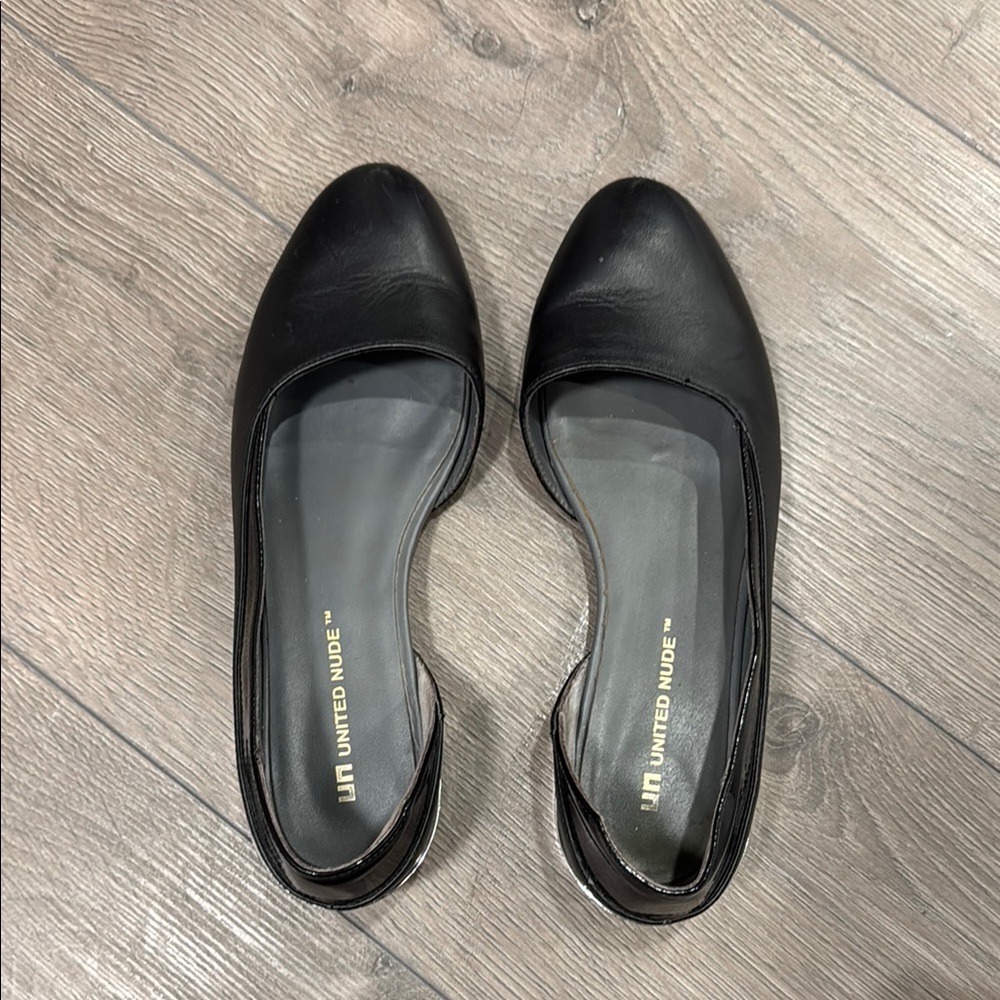United Nude Elegant Black Flats